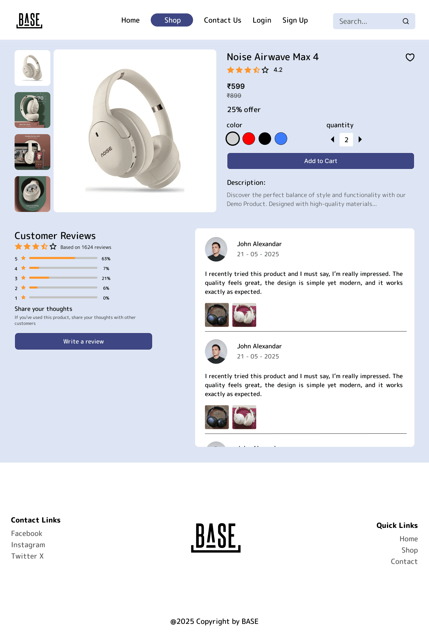 BASE UI Design System screen 2